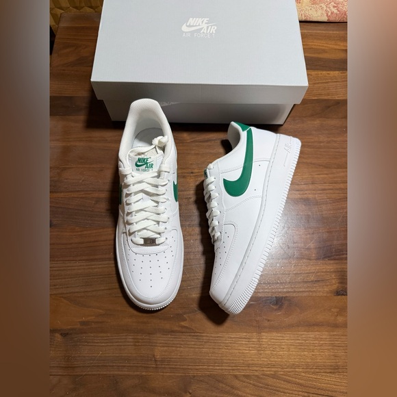 Nike Air Force ‘07 “Malachite” (FJ4146 121) Uptowns White/Green Forces Size 11